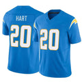 Johmsee LA.Chargers #20 Cam Hart Player Blue Limited Vapor F.U.S.E. Home Game Stitched Jerseys