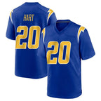 Johmsee LA.Chargers #20 Cam Hart Player Royal Home Game Stitched Jerseys