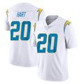 Johmsee LA.Chargers #20 Cam Hart Player White Limited Vapor Untouchable Home Game Stitched Jerseys