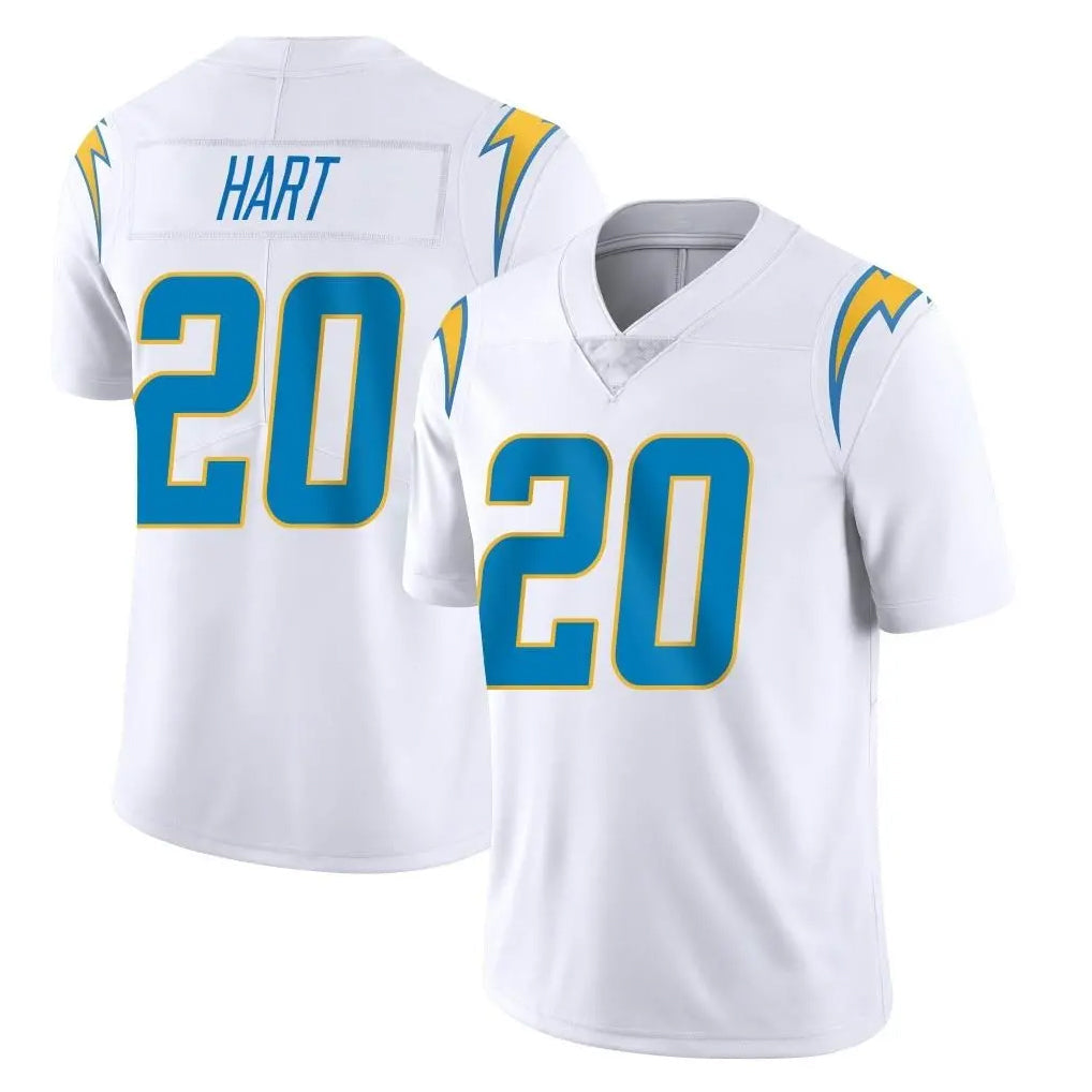 Johmsee LA.Chargers #20 Cam Hart Player White Limited Vapor Untouchable Home Game Stitched Jerseys