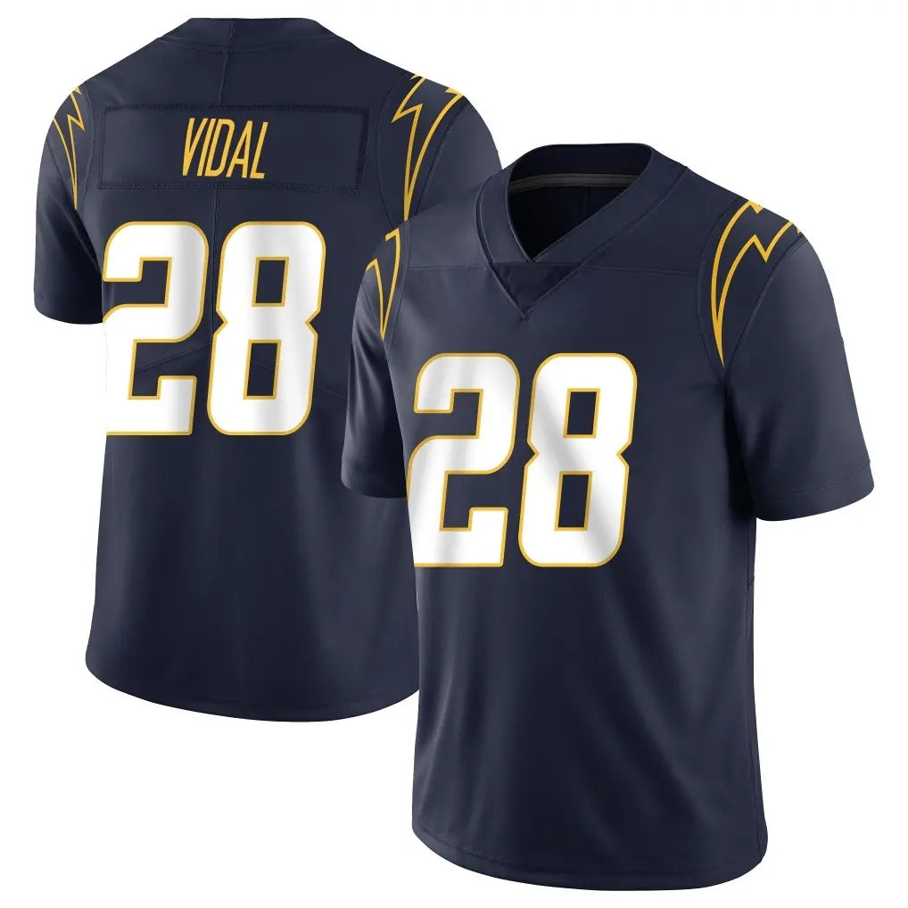 Johmsee LA.Chargers #28 Kimani Vidal Player Navy Limited Vapor Untouchable Home Game Stitched Jerseys