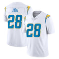 Johmsee LA.Chargers #28 Kimani Vidal Player White Limited Vapor Untouchable Home Game Stitched Jerseys