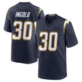 Johmsee LA.Chargers #30 Alec Ingold Player Navy Alternate Home Game Stitched Jerseys