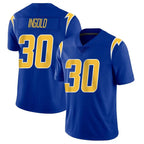 Johmsee LA.Chargers #30 Alec Ingold Player Royal Limited Vapor Home Game Stitched Jerseys