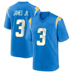 Johmsee LA.Chargers #3 Derwin James Jr. Player Blue Home Game Stitched Jerseys