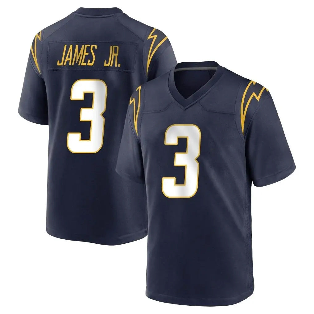 Johmsee LA.Chargers #3 Derwin James Jr. Player Navy Home Game Stitched Jerseys