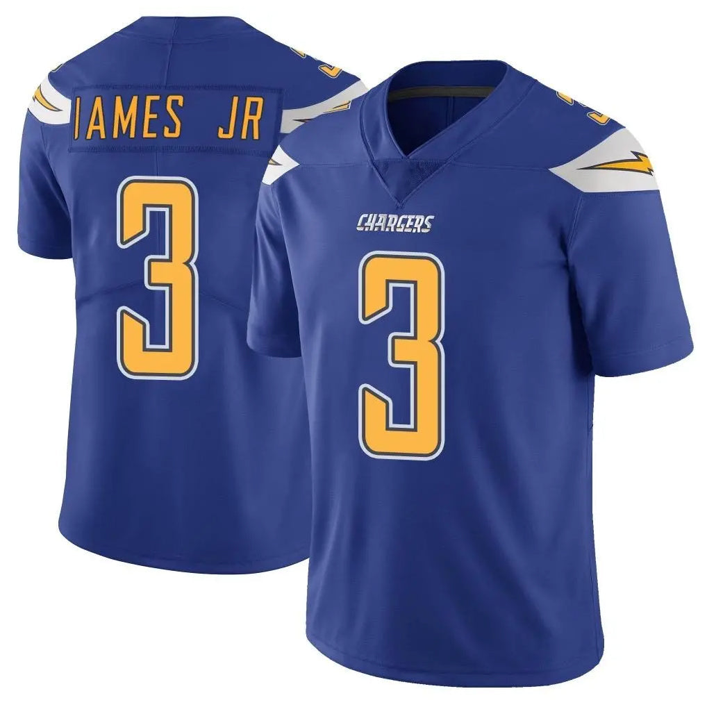 Johmsee LA.Chargers #3 Derwin James Jr. Player Royal Limited Color Rush Vapor Untouchable Home Game Stitched Jerseys
