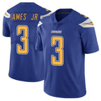 Johmsee LA.Chargers #3 Derwin James Jr. Player Royal Limited Color Rush Vapor Untouchable Home Game Stitched Jerseys