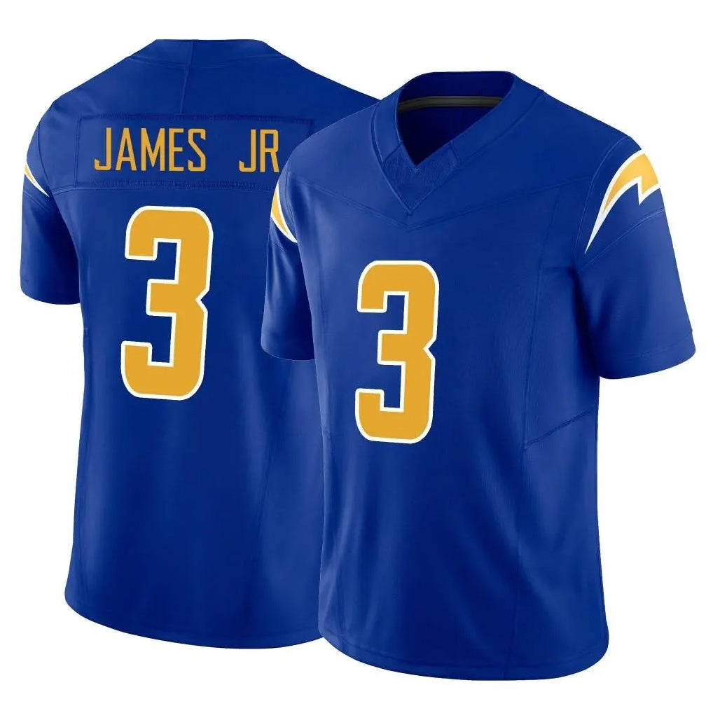 Johmsee LA.Chargers #3 Derwin James Jr. Player Royal Limited Vapor F.U.S.E. Home Game Stitched Jerseys