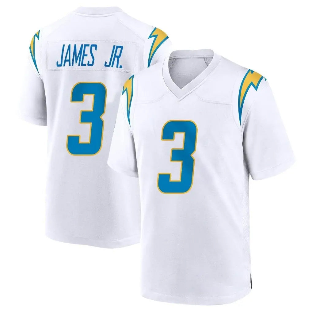 Johmsee LA.Chargers #3 Derwin James Jr. Player White Home Game Stitched Jerseys