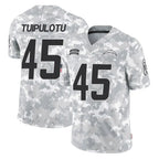 Johmsee LA.Chargers #45 Tuli Tuipulotu Player Arctic Camo Salute To Service Limited Game Stitched Jerseys