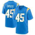 Johmsee LA.Chargers #45 Tuli Tuipulotu Player Blue Home Game Stitched Jerseys