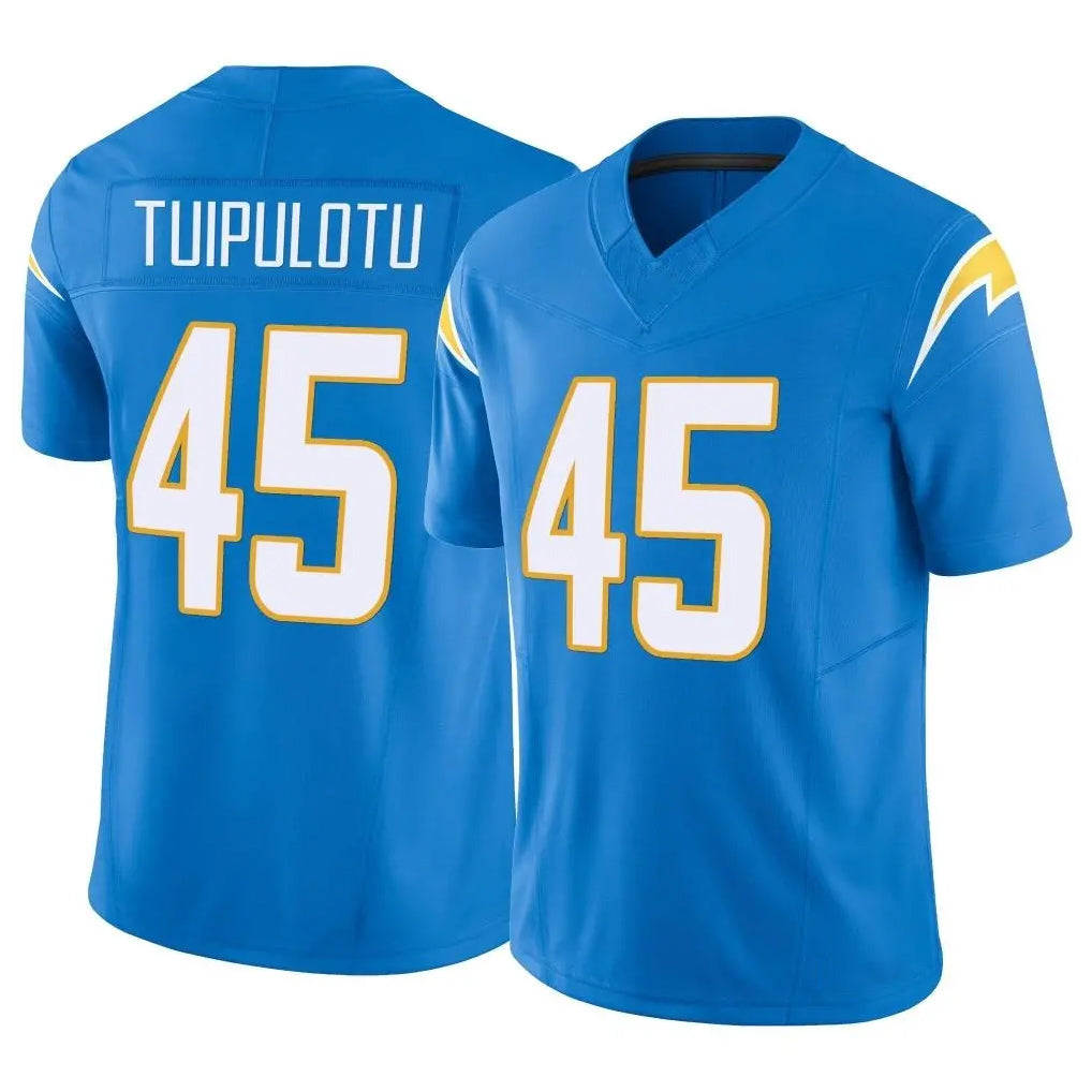 Johmsee LA.Chargers #45 Tuli Tuipulotu Player Blue Limited Vapor F.U.S.E. Home Game Stitched Jerseys