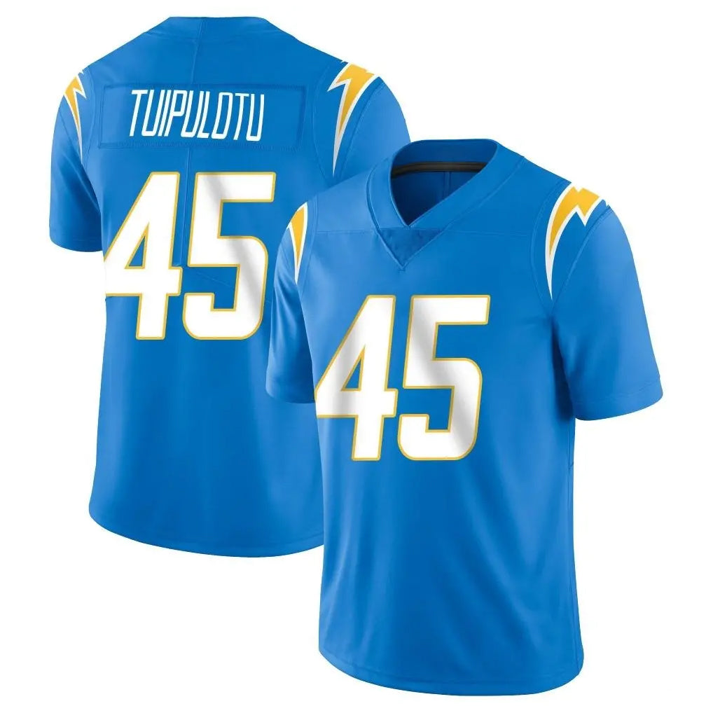 Johmsee LA.Chargers #45 Tuli Tuipulotu Player Blue Limited Vapor Untouchable Home Game Stitched Jerseys