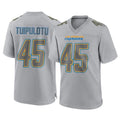Johmsee LA.Chargers #45 Tuli Tuipulotu Player Gray Atmosphere Fashion Home Game Stitched Jerseys