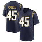 Johmsee LA.Chargers #45 Tuli Tuipulotu Player Navy Home Game Stitched Jerseys