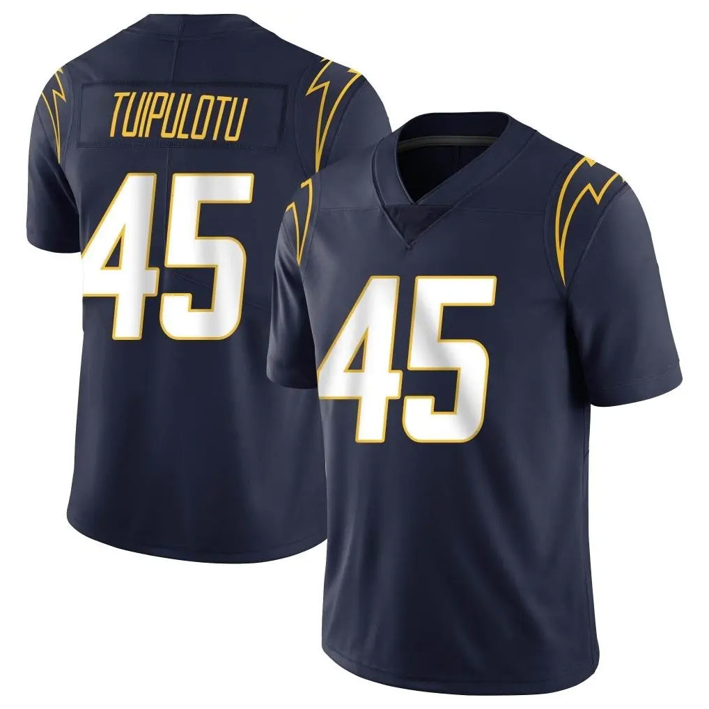 Johmsee LA.Chargers #45 Tuli Tuipulotu Player Navy Limited Vapor Untouchable Home Game Stitched Jerseys