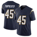 Johmsee LA.Chargers #45 Tuli Tuipulotu Player Navy Vapor F.U.S.E. Limited Home Game Stitched Jerseys