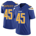 Johmsee LA.Chargers #45 Tuli Tuipulotu Player Royal Limited Color Rush Vapor Untouchable Home Game Stitched Jerseys
