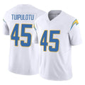 Johmsee LA.Chargers #45 Tuli Tuipulotu Player White Limited Vapor F.U.S.E. Home Game Stitched Jerseys