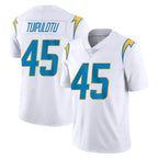 Johmsee LA.Chargers #45 Tuli Tuipulotu Player White Limited Vapor Untouchable Home Game Stitched Jerseys