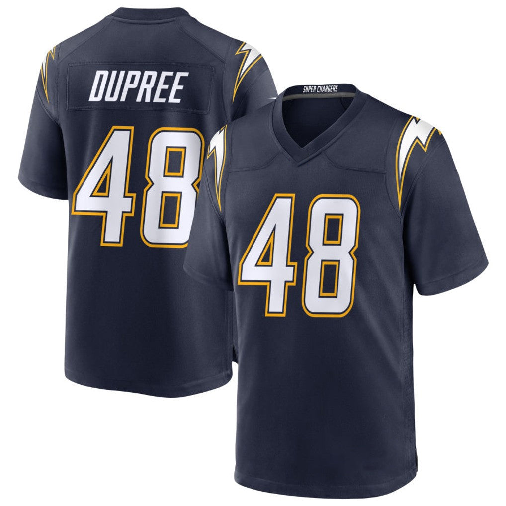 Johmsee LA.Chargers #48 Bud Dupree Player Navy Alternate Home Game Stitched Jerseys