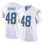 Johmsee LA.Chargers #48 Bud Dupree Player White Limited Vapor F.U.S.E. Home Game Stitched Jerseys