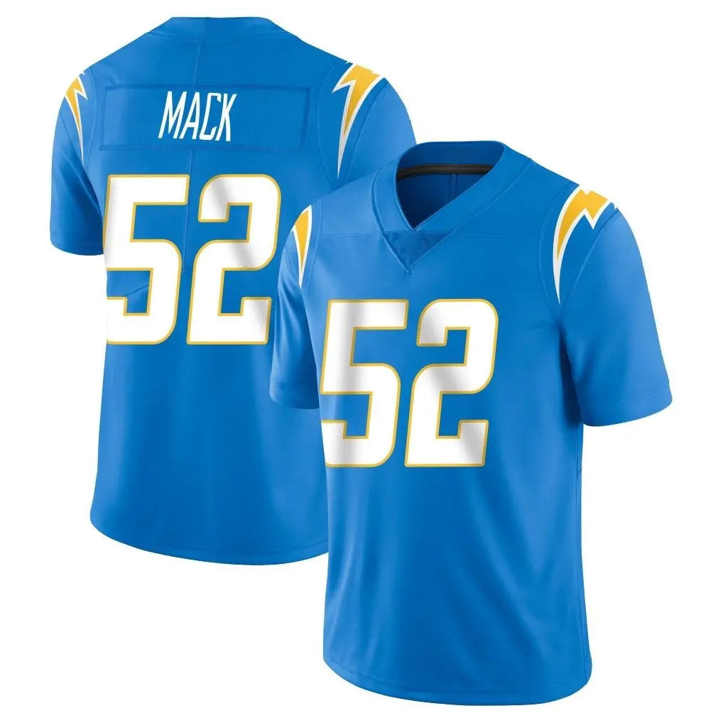 Johmsee LA.Chargers #52 Khalil Mack Player Blue Limited Vapor Untouchable Home Game Stitched Jerseys