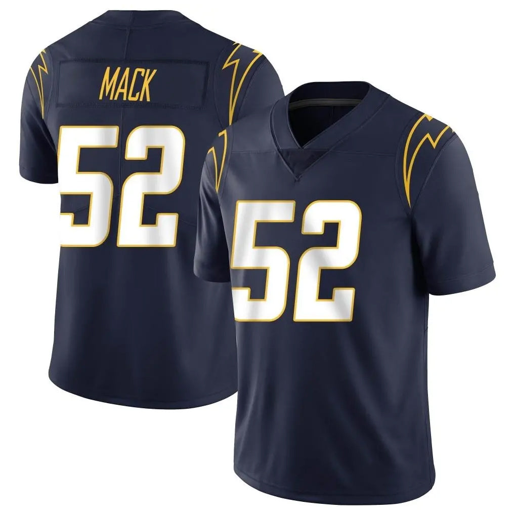 Johmsee LA.Chargers #52 Khalil Mack Player Navy Limited Vapor Untouchable Home Game Stitched Jerseys