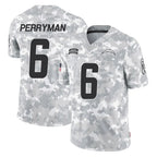 Johmsee LA.Chargers #6 Denzel Perryman Player Arctic Camo Salute To Service Limited Game Stitched Jerseys
