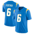 Johmsee LA.Chargers #6 Denzel Perryman Player Blue Limited Vapor Untouchable Home Game Stitched Jerseys