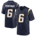 Johmsee LA.Chargers #6 Denzel Perryman Player Navy Alternate Home Game Stitched Jerseys