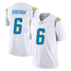Johmsee LA.Chargers #6 Denzel Perryman Player White Limited Vapor Untouchable Home Game Stitched Jerseys
