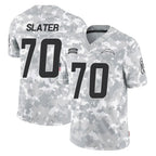 Johmsee LA.Chargers #70 Rashawn Slater Player Arctic Camo Salute To Service Limited Game Stitched Jerseys
