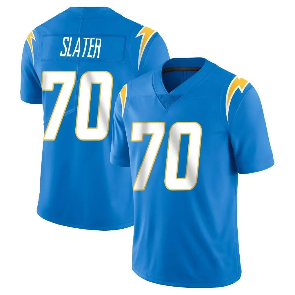 Johmsee LA.Chargers #70 Rashawn Slater Player Blue Limited Vapor Untouchable Home Game Stitched Jerseys