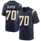 Johmsee LA.Chargers #70 Rashawn Slater Player Navy Alternate Home Game Stitched Jerseys