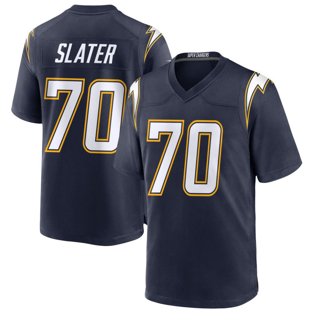 Johmsee LA.Chargers #70 Rashawn Slater Player Navy Alternate Home Game Stitched Jerseys