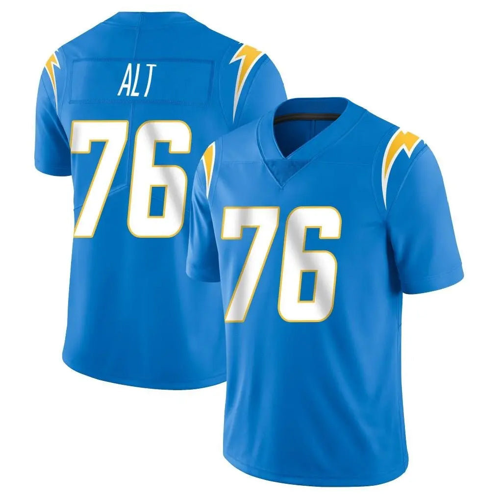 Johmsee LA.Chargers #76 Joe Alt Player Blue Limited Vapor Untouchable Home Game Stitched Jerseys