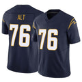 Johmsee LA.Chargers #76 Joe Alt Player Navy Limited Vapor F.U.S.E. Home Game Stitched Jerseys
