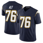 Johmsee LA.Chargers #76 Joe Alt Player Navy Vapor F.U.S.E. Limited Home Game Stitched Jerseys
