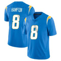 Johmsee LA.Chargers #8 Omarion Hampton Player Blue Limited Vapor Untouchable Home Game Stitched Jerseys