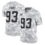 Johmsee LA.Chargers #93 Teair Tart Player Arctic Camo Salute To Service Limited Game Stitched Jerseys