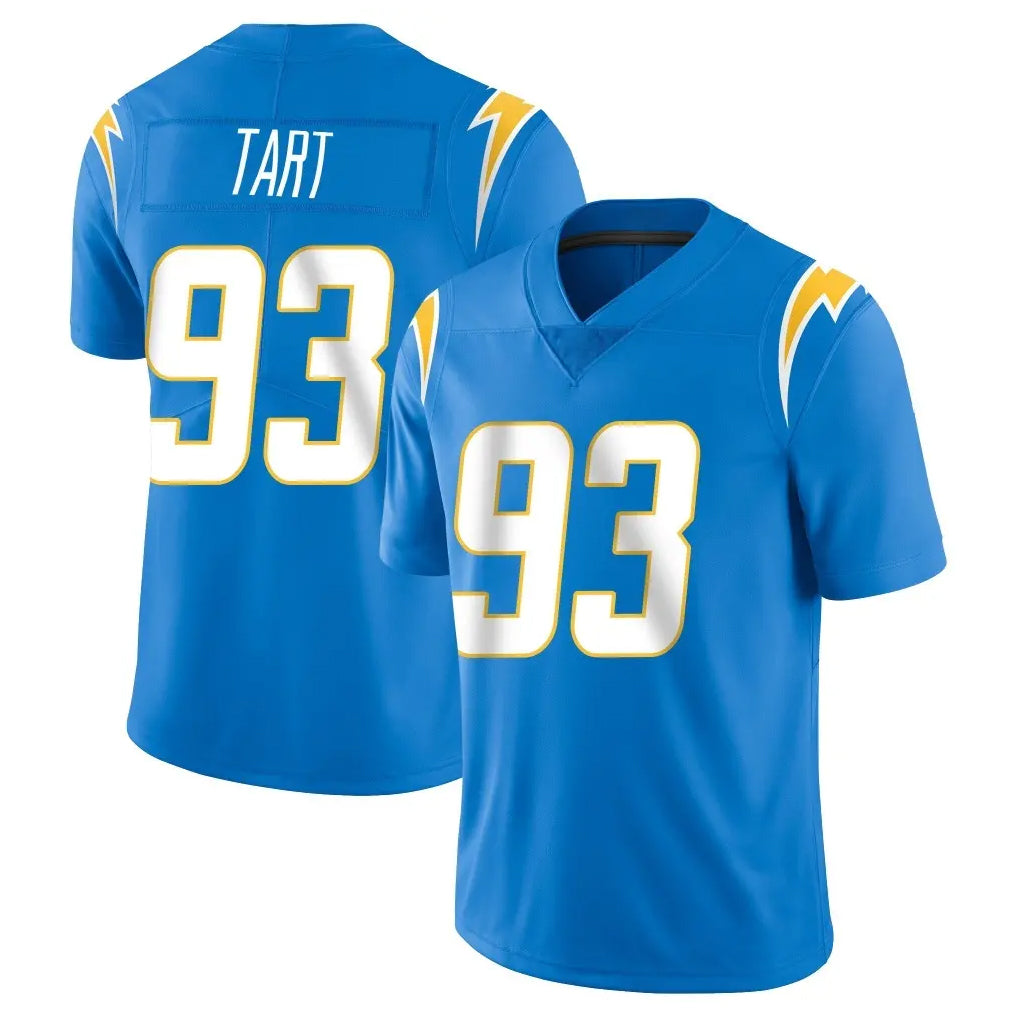 Johmsee LA.Chargers #93 Teair Tart Player Blue Limited Vapor Untouchable Home Game Stitched Jerseys