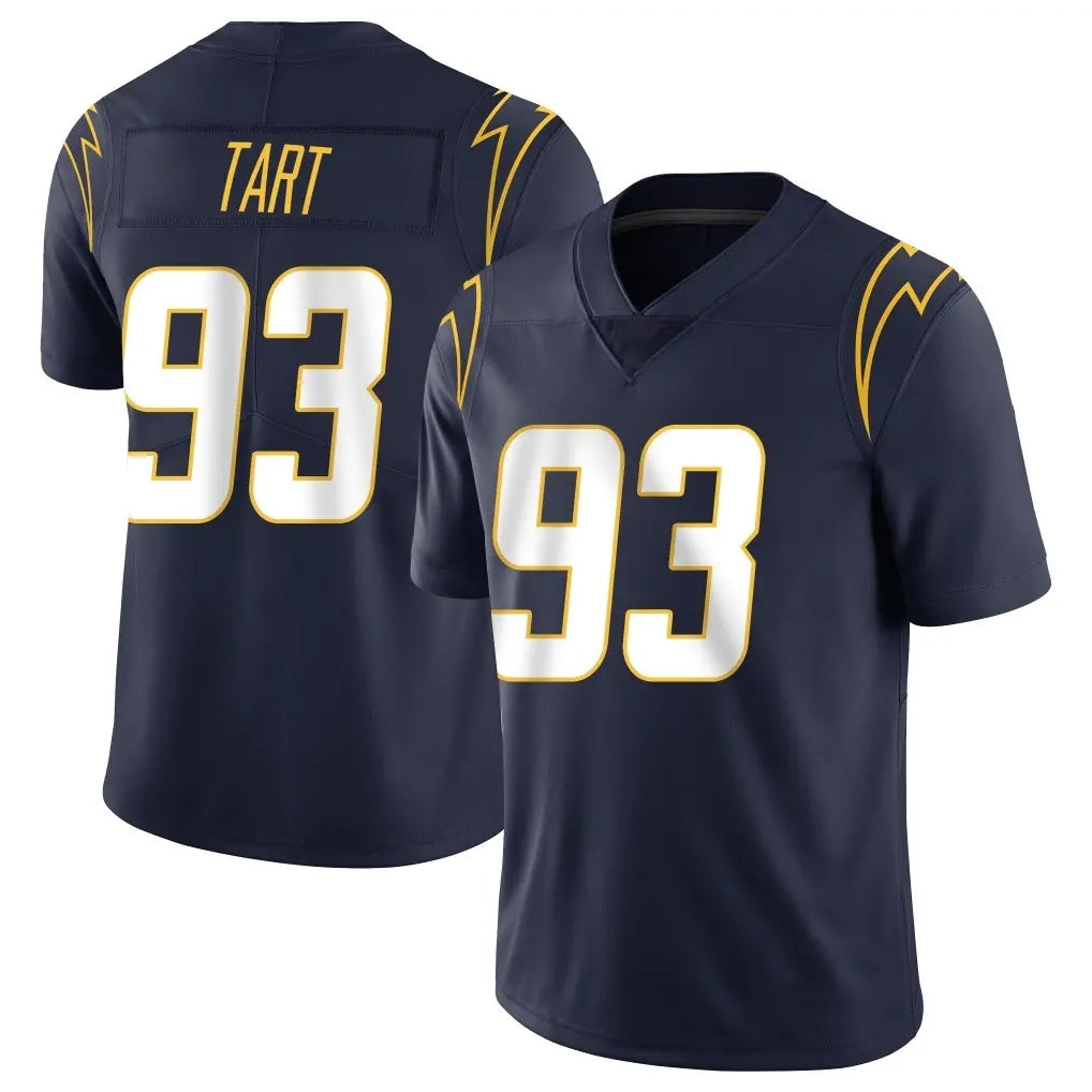 Johmsee LA.Chargers #93 Teair Tart Player Navy Limited Vapor Untouchable Home Game Stitched Jerseys
