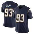 Johmsee LA.Chargers #93 Teair Tart Player Navy Vapor F.U.S.E. Limited Home Game Stitched Jerseys