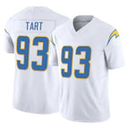 Johmsee LA.Chargers #93 Teair Tart Player White Limited Vapor F.U.S.E. Home Game Stitched Jerseys
