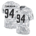 Johmsee LA.Chargers #94 Dalvin Tomlinson Player Arctic Camo Salute To Service Limited Game Stitched Jerseys