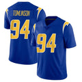 Johmsee LA.Chargers #94 Dalvin Tomlinson Player Royal Limited Vapor Home Game Stitched Jerseys