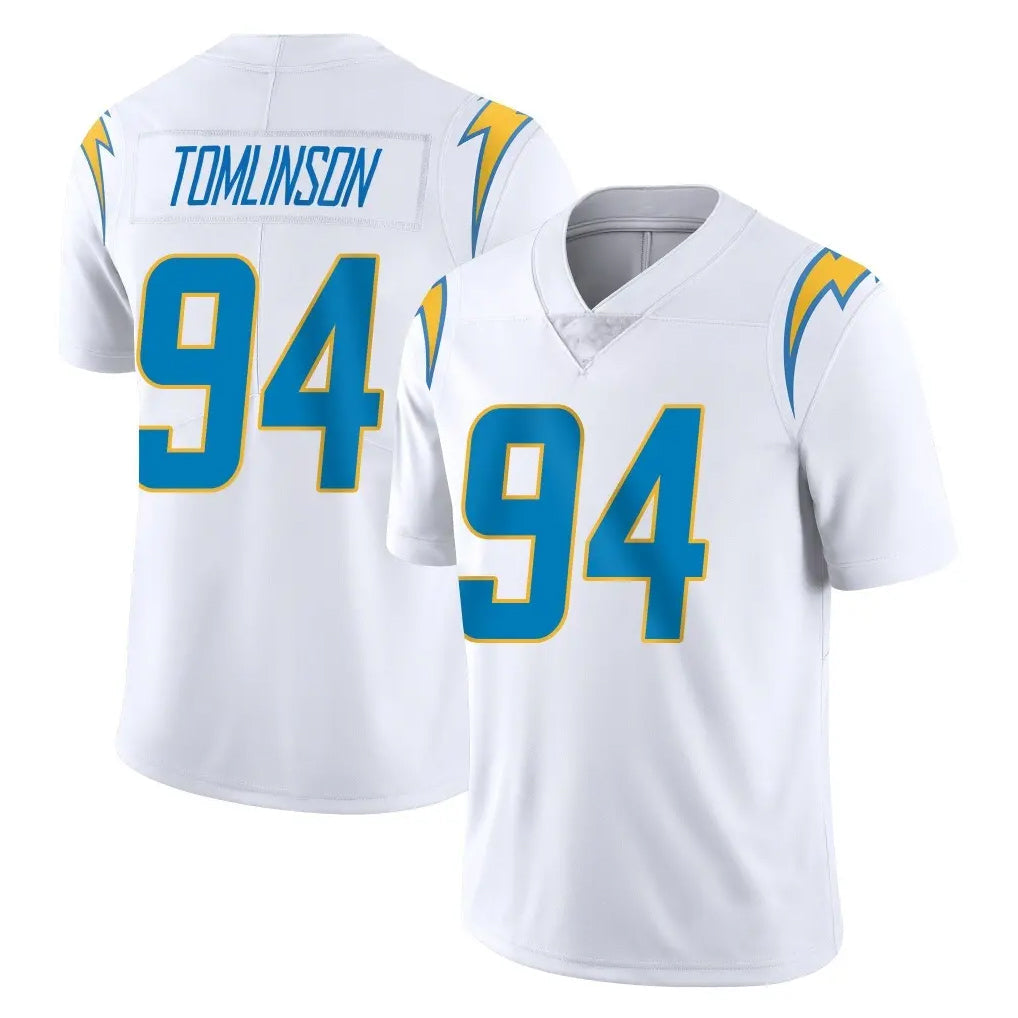 Johmsee LA.Chargers #94 Dalvin Tomlinson Player White Limited Vapor Untouchable Home Game Stitched Jerseys