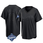 Johmsee LA.Dodgers #11 Roki Sasaki Player Black World Series Meet Pitch Fashion T-shirt Stitched Jerseys